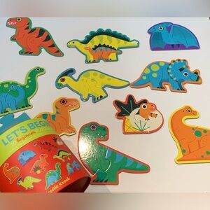 Dinosaur puzzle by CROCODILE CREEK Let's Begin 2 Piece Puzzles